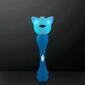 Blinky Cat Bubble Wand, Rainbow Lights + Music