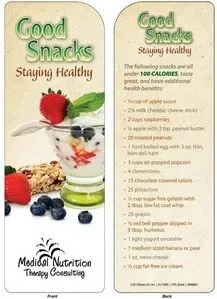 Bookmark - Good Snacks: Staying Healthy