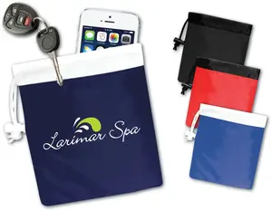 Customizable BrandGear Cinch Drawstring Pouch for Promotional Kits