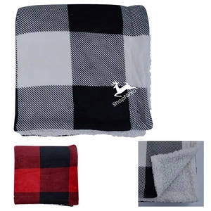 Buffalo Plaid Sherpa Blanket