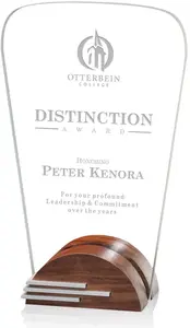 Calder Customizable Starfire and Black Walnut Promotional Award