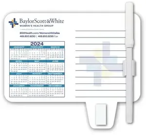 Calendar / Memo Magnet with Clip