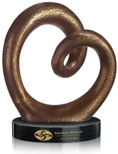 Custom Cameron Award with Marble Stand