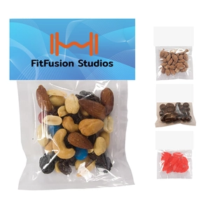 Candy Bag W/ Header Card (Large) - Trail Mix, Almonds & More