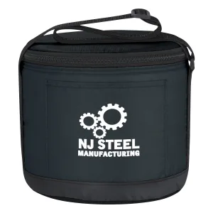 Custom Printed Cans-To-Go Round Cooler Bag