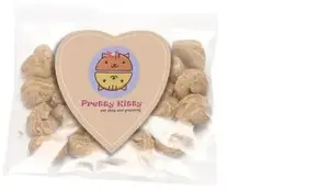 Cat Treats in Bag with Heart Magnet