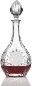 Personalized Cavanaugh Wine Decanter with Crystal Lid - 32oz