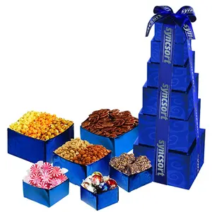 Celebration Snack Tower with Ribbon