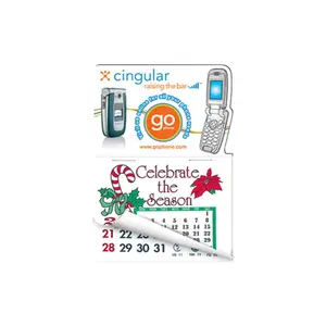 Cell phone Shape Calendar Pad Sticker W/ Tear Away Calendar