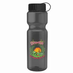 Personalized Translucent Bike Bottle (28 oz) with Tethered Lid