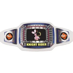 Champion Custom Championship Belts: Black-Gold