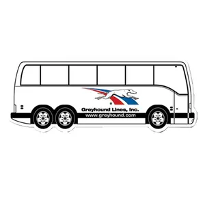 Charter Bus Stock Shape Vinyl Magnet - 20mil