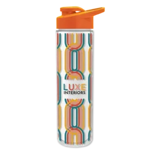 Chiller Insulated Bottle with Drink-Thru Lid and Full-Color Insert (16 oz.)