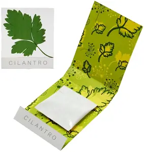 Custom Printed Cilantro Seed Matchbook