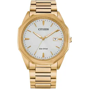 Citizen BM749257A Men's Corso Eco-Drive Watch, Gold-tone