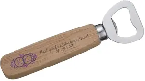 Personalized Wood Bottle Opener