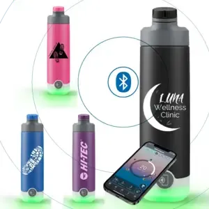 HidrateSpark® 20oz. Smart Water Bottle with NFC-Enabled Tracking and Glowing Reminders