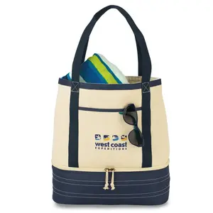 Coastal Cotton Insulated Tote