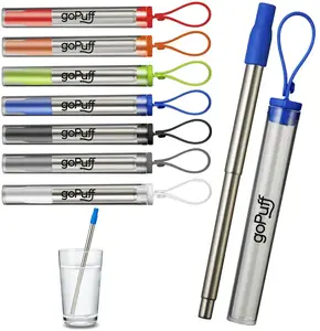 Personalized Collapsible Straw Set