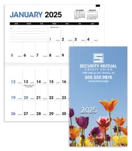 Custom Colorful Impressions Monthly Pocket Planner