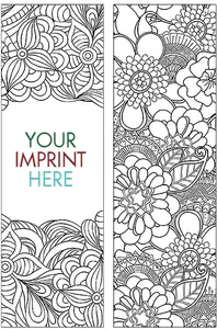 Promotional Coloring Bookmark - Nature