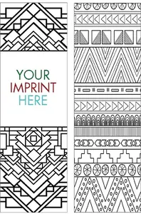 Coloring Bookmark - Patterns