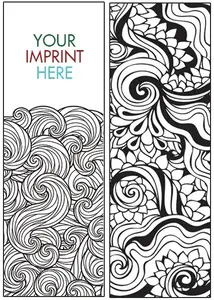 Coloring Bookmark - ZenDoodle