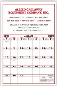 Contractor's 12 Sheet Wall Calendar