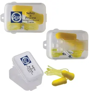 Personalized Corded Foam Earplugs & Case