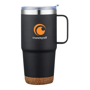 Cork Base and Handle Travel Mug (24 oz)