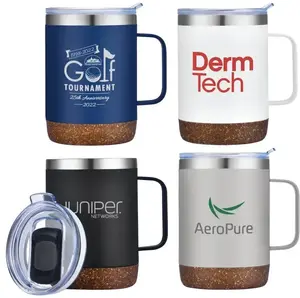 Personalized Vacuum Mug (14 oz.) with Cork Bottom