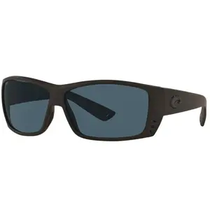 Costa Del Mar Cat Cay Sunglasses - (Frame) Blackout; (Lens) Gray, 580P