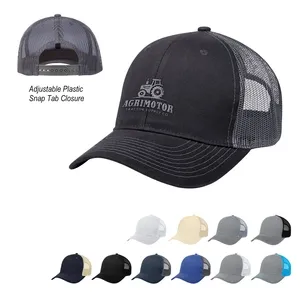 Custom Printed Cotton Twill Mesh Back Cap
