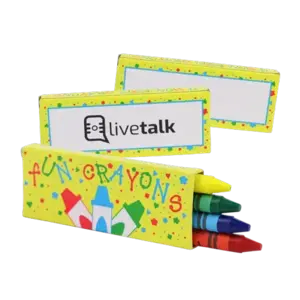 Custom Printed Crayons 4 Pack