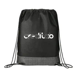 Crossweave Heat Sealed Drawstring Bag