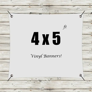 Custom 4' x 5' Vinyl Banners