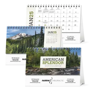 Custom American Splendor Desk Calendar