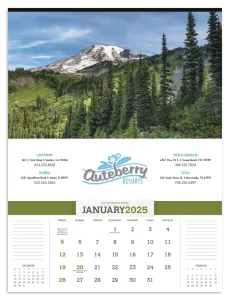 Custom American Splendor without Date Blocks Calendar