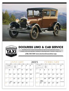 Custom Antique Cars Calendar