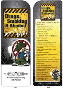 Bookmark - Drugs, Smoking, and Alcohol Aren't for Me!