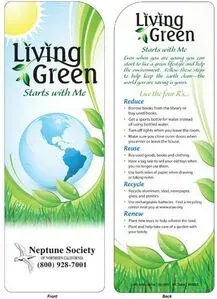 Bookmark - Living Green Starts with Me