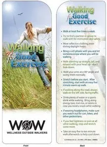 Bookmark - Walking for Good Exercise