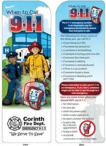 Bookmark - When to Call 9-1-1