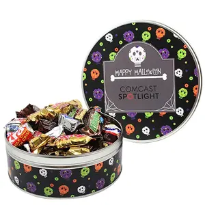 Custom Halloween Treat Tin - Medium Size