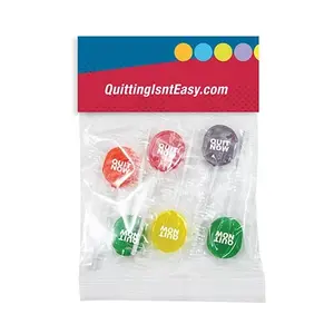 Custom Lollipop Set in Header Bag