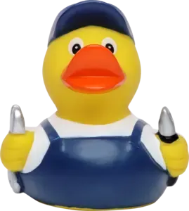 Promotional Mechanic Rubber Duck