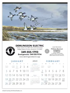 Custom North American Waterfowl Calendar