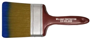 Imprinted Paint Brush Stress Reliever