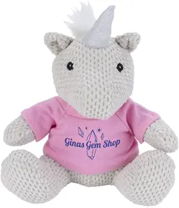 Custom Plush Animal with T-Shirt or Bandanna