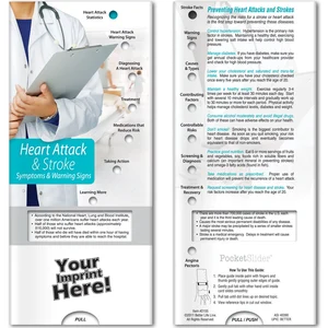Pocket Slider - Heart Attack and Stroke: Symptoms and Warning Signs